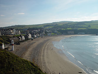 View of Port Erin, venue of the Monarch Assurance tournament