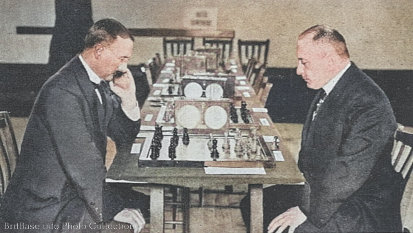 Before the bitterness; Capablanca and Alekhine playing their first